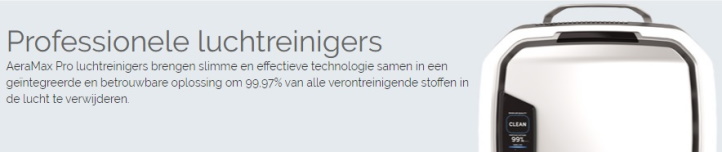 Aeramax II Luchtreiniger Proffessioneel